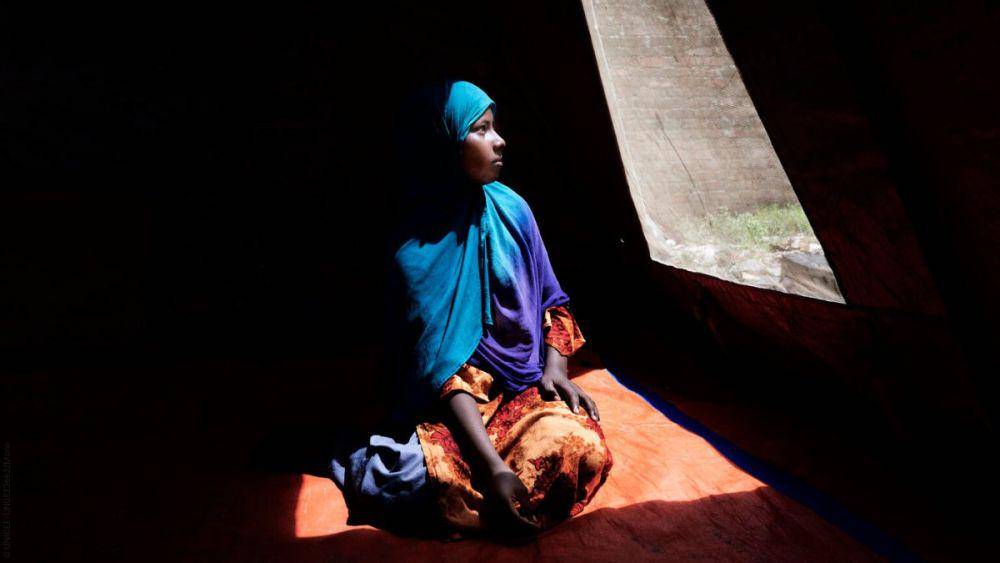 potret anak menggunakan jilbab (twitter.com/UNICEFROSA)