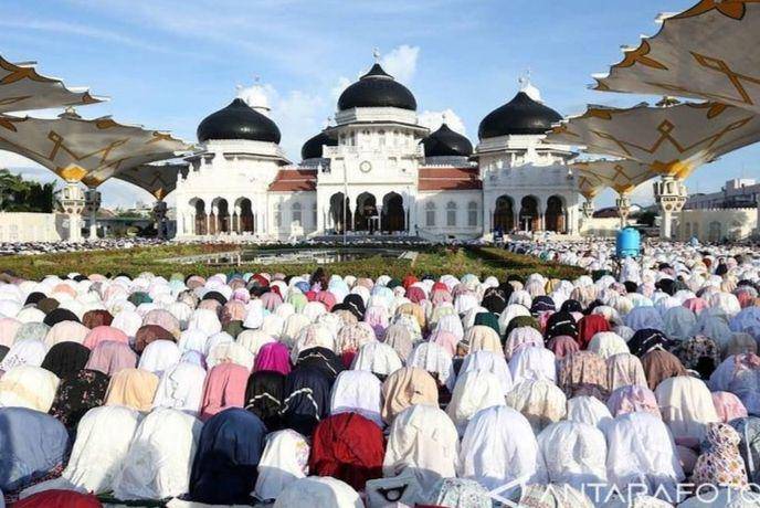 ilustrasi shalat ied (instagram.com/fotokitaid)
