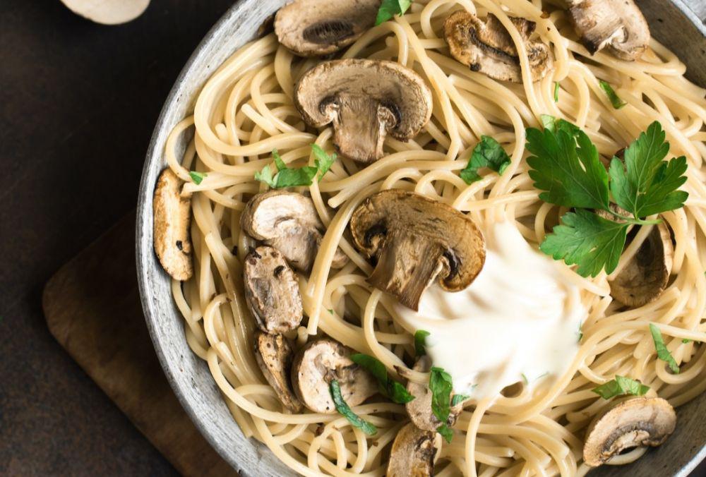 Resep Spaghetti Jamur Sederhana, Gurih dan Terasa Lezatnya!