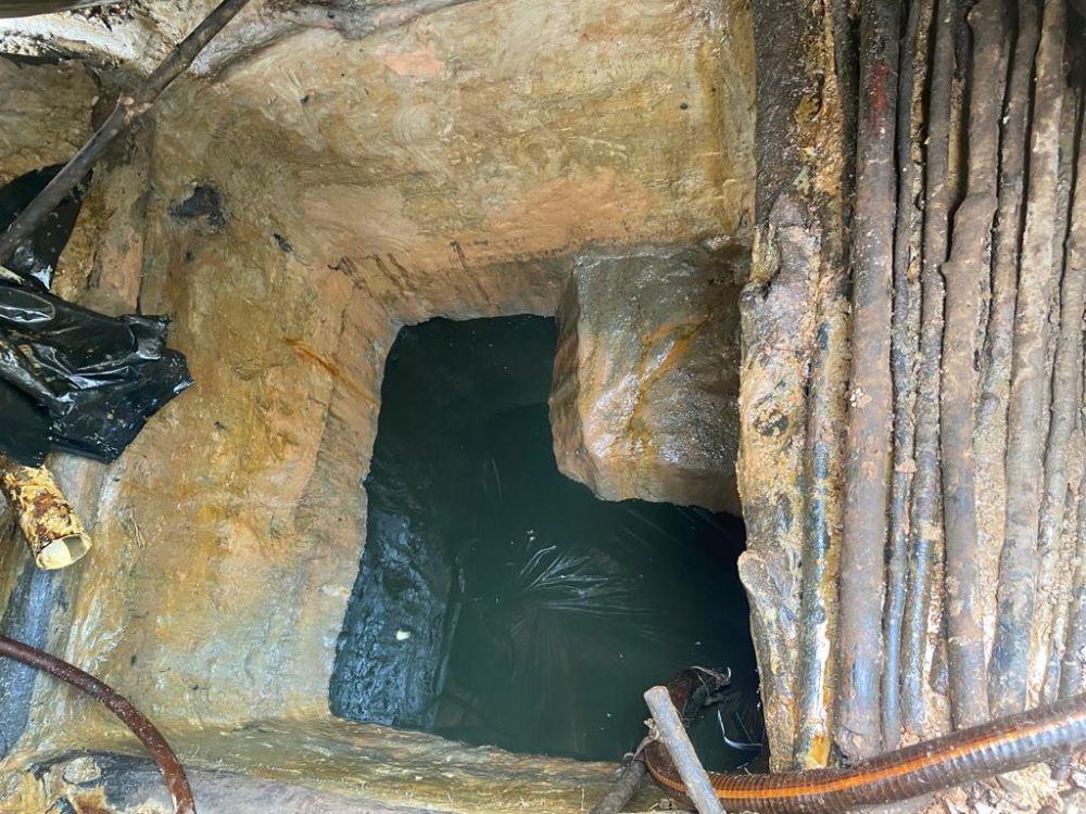 Tempat pengeboran sumur minyak ilegal di Kecamatan Keluang Musi Banyuasin (Muba). (Dok: Polda Sumsel)