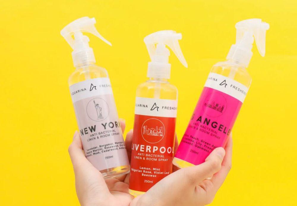 ilustrasi room spray (Instagram.com/aquarina.official)