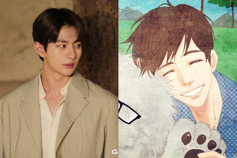 Bomin Golden Child sebagai pemeran Koo Seon Ho di drama Spirit Fingers (post.naver.com/Woollim | dok. webtoons/Spirit Fingers)