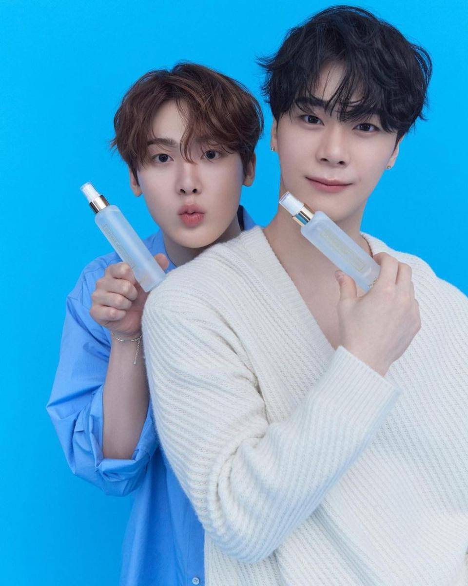 Moonbin dan Sanha ASTRO (instagram.com/ddana_yoon)