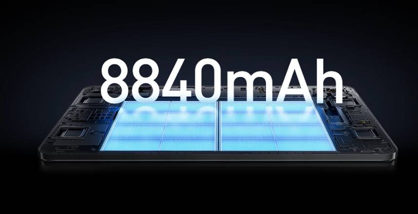 ilustrasi kapasitas baterai Xiaomi Pad 6 (mi.com)