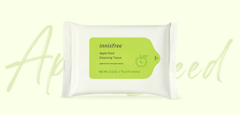 Innisfree Apple Seed Cleansing Tissue (innisfree.com)