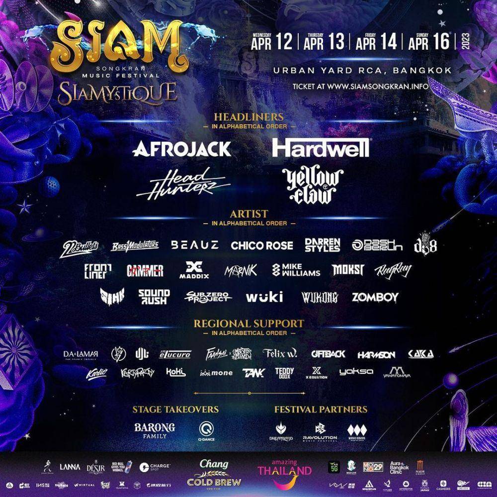 poster Festival Siam Songkran Music (instagram.com/siamsongkran)