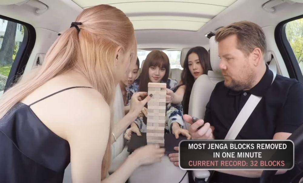 keseruan Lisa BLACKPINK yang semangat saat syuting bareng James Corden (YouTube.com/late late show with james corden)
