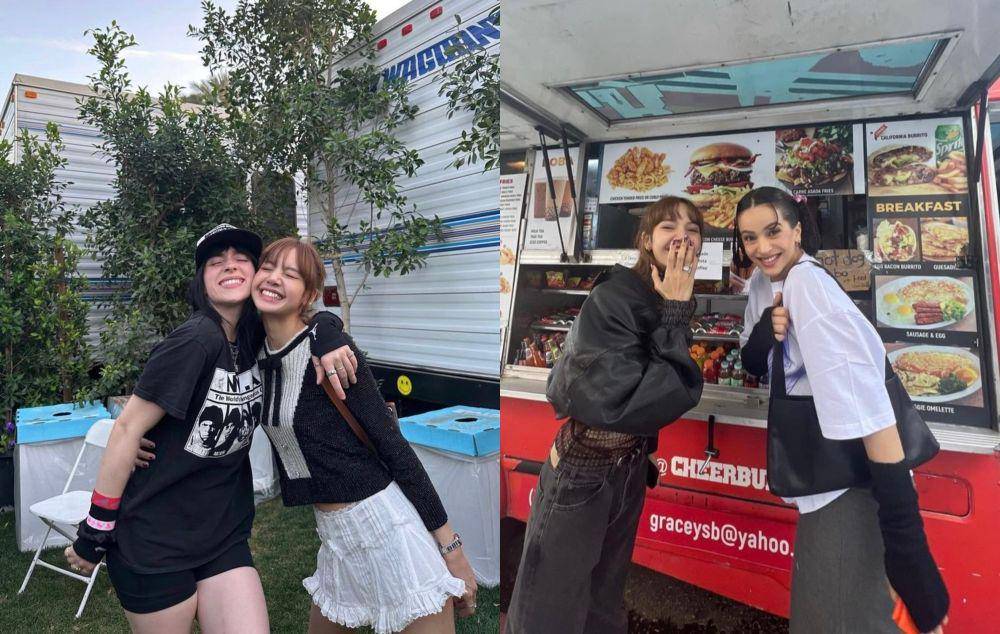 potret Lisa BLACKPINK jadi social butterfly di Amerika (instagram.com/lalalalisa_m | instagram.com/rosalia.vt)