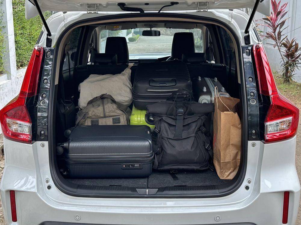 Posisi barang-barang di mobil saat mudik (dok. Suzuki)