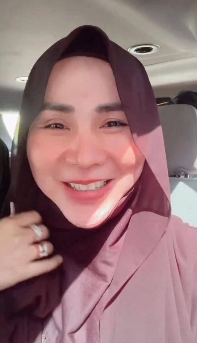 potret Isa Zega umrah (instagram.com/zega_real)
