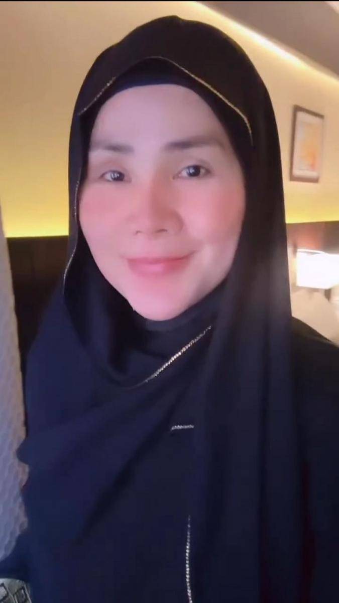potret Isa Zega umrah (instagram.com/zega_real)