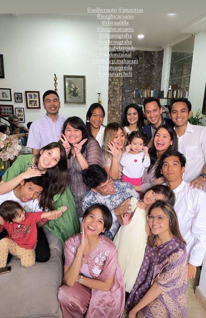 potret artis rayakan Lebaran 2023 (instagram.com/septriasaacha)
