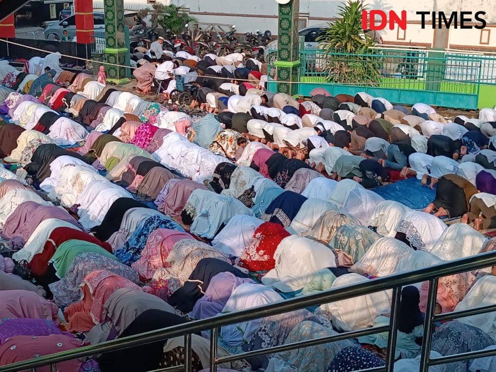 Warga Muhammadiyah Bandar Lampung Antusias Salat Idul Fitri