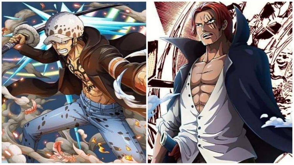 Law lawan Shanks. (Dok. Toei Animation/One Piece)