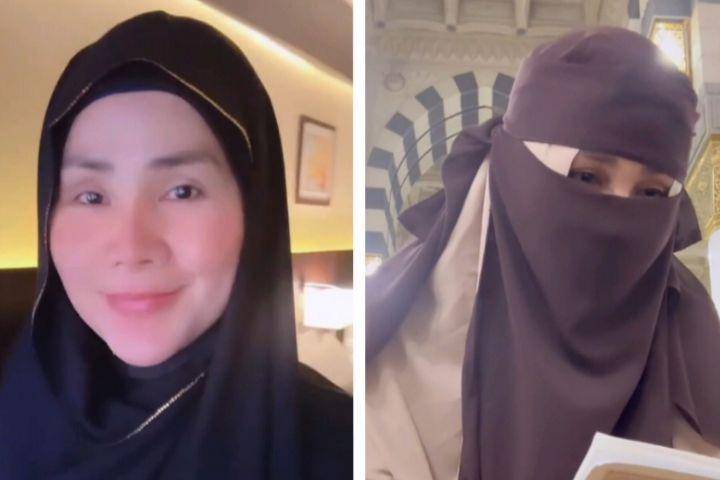 potret Isa Zega umrah (instagram.com/zega_real)