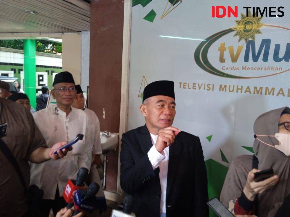 Menko PMK,Muhadjir Effendy, selepas salat Idul Fitri. (IDN Times/Sandy Firdaus)