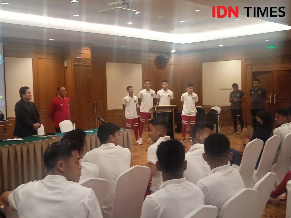 Para pemain Timnas U-22 Indonesia. (IDN Times/Sandy Firdaus)