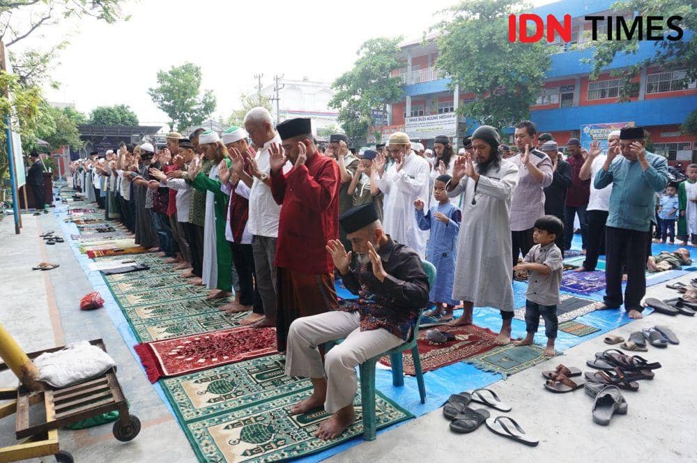 Potret Pelaksanaan Salat Idul Fitri Muhammadiyah di Medan