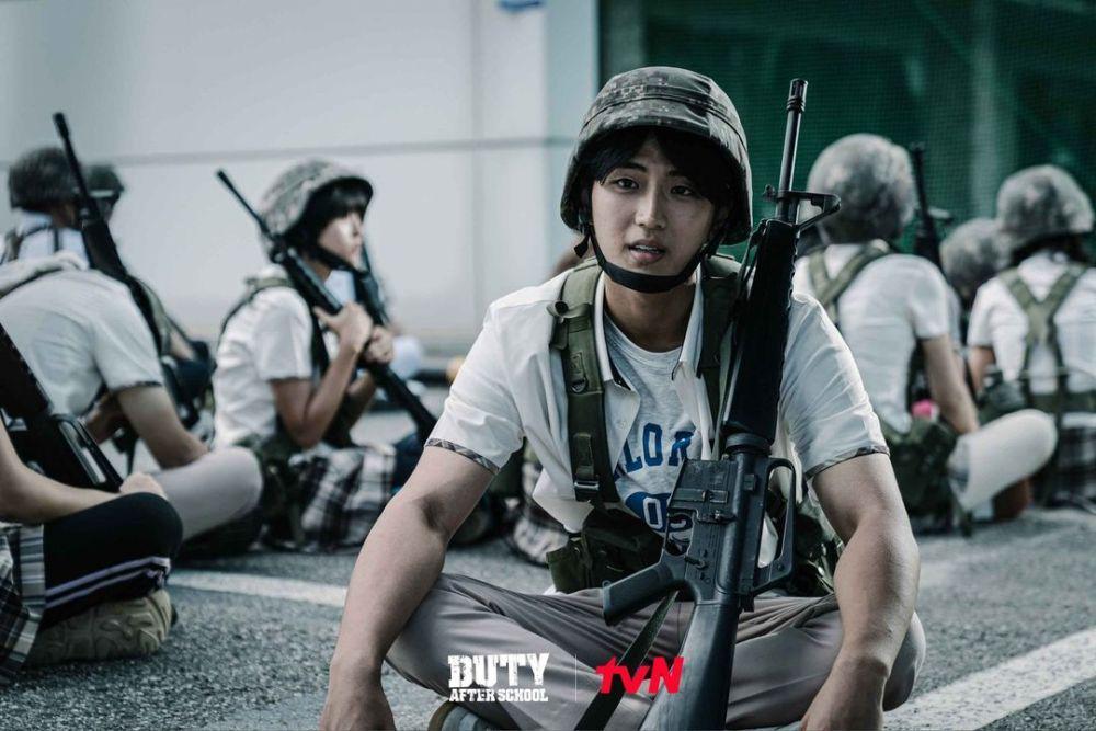 Kim MIn Chul di drakor Duty After School (instagram.com/tvn.asia)