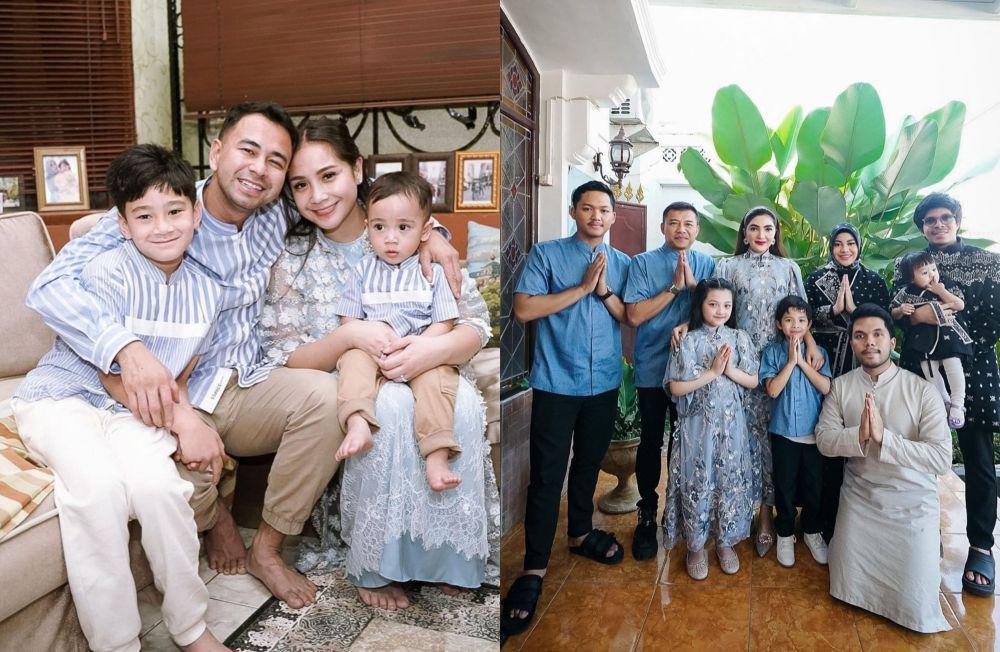 13 Potret Kompak Artis Bareng Keluarga di Hari Lebaran 2023