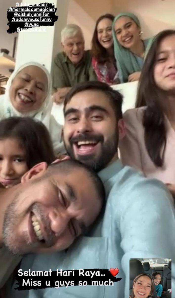 Momen Lebaran keluarga Bunga Citra Lestari (instagram.com/bclsinclair)