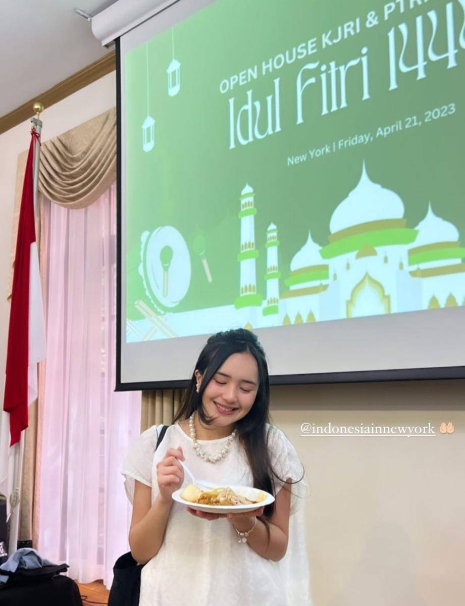 momen Lebaran Beby Tsabina di New York (instagram.com/bebytsabina)
