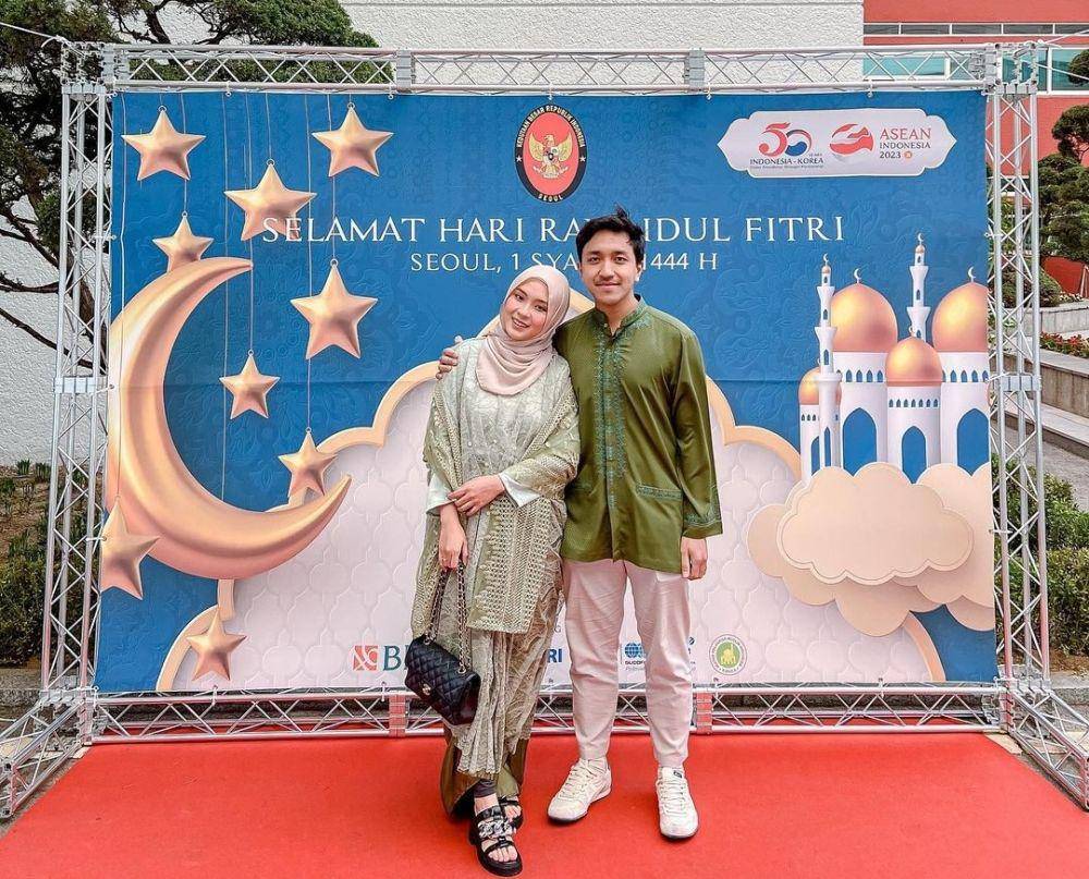 momen hari Lebaran Bianca Kartika di Korea(instagram.com/biancakartika)