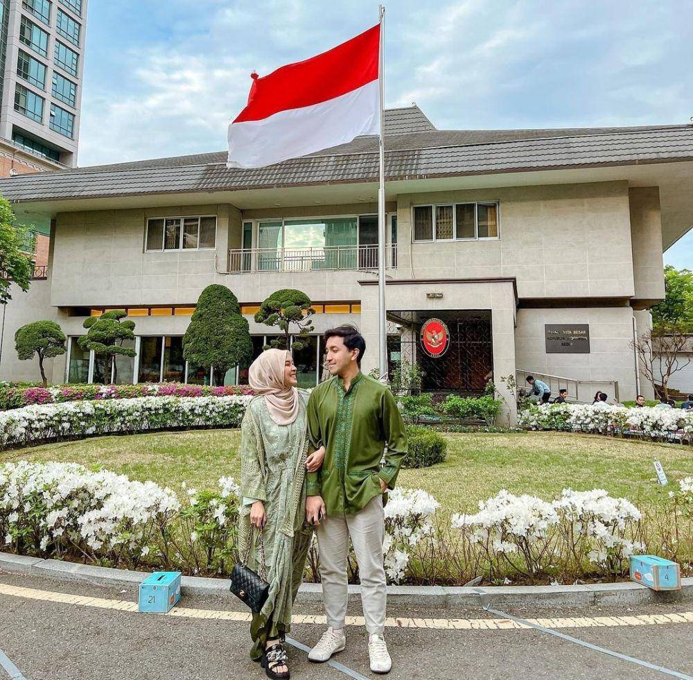 momen hari Lebaran Bianca Kartika di Korea(instagram.com/biancakartika)
