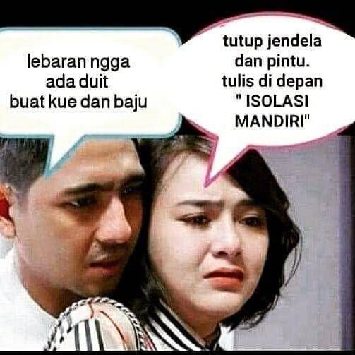 meme Lebaran gak ke mana-mana (instagram.com/recehqq.id)