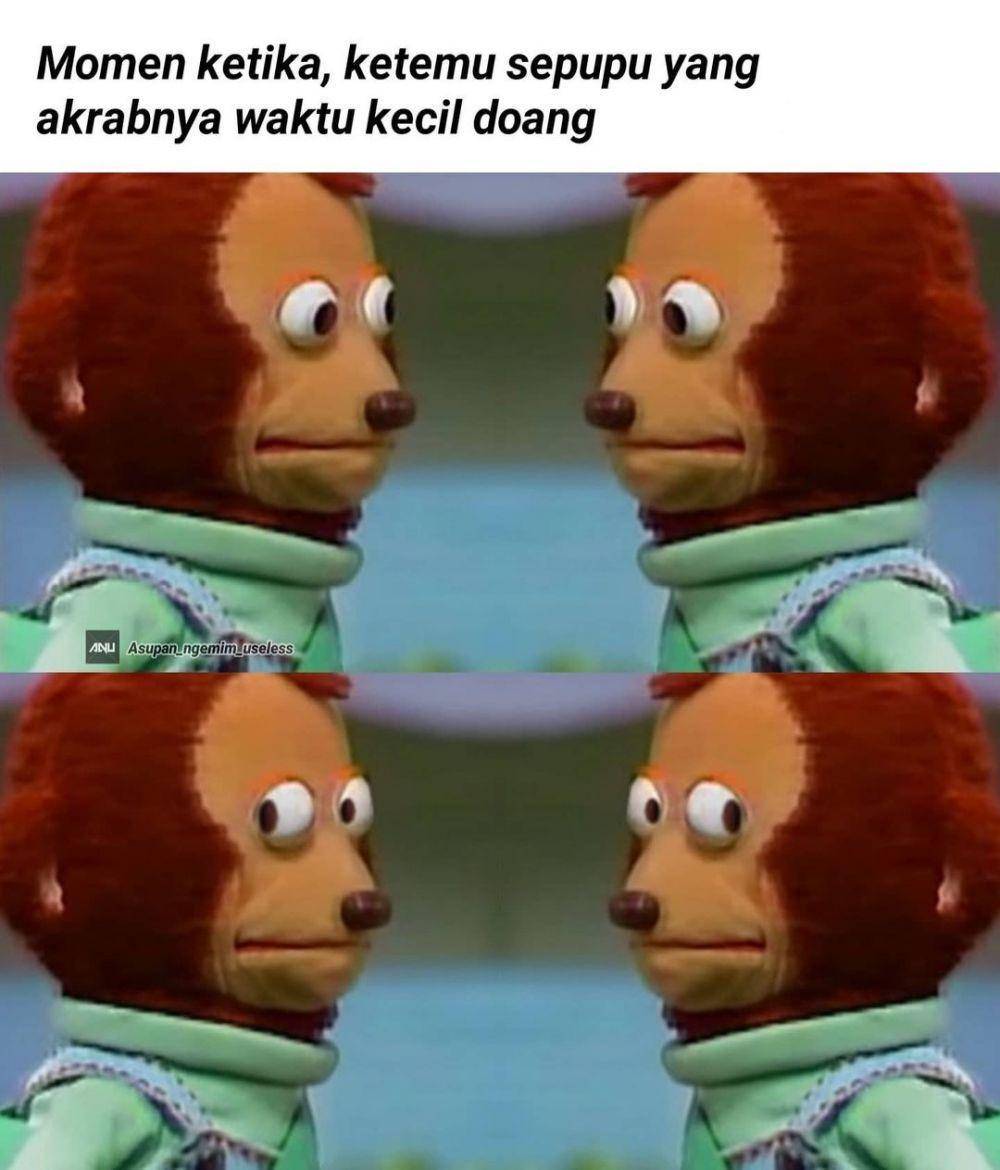meme Lebaran ketemu sepupu (instagram.com/asupan_ngemim_useless0