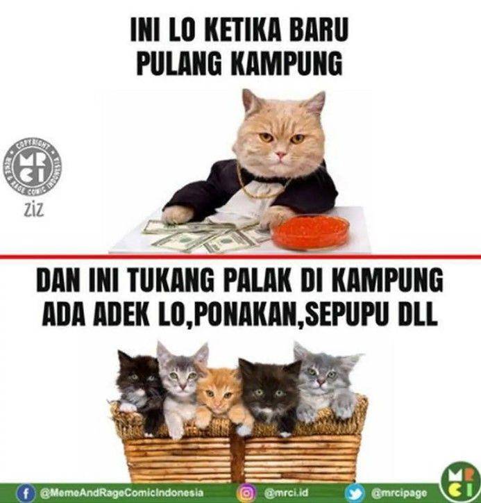 meme Lebaran ketemu sepupu (instagram.com/mrci.id)