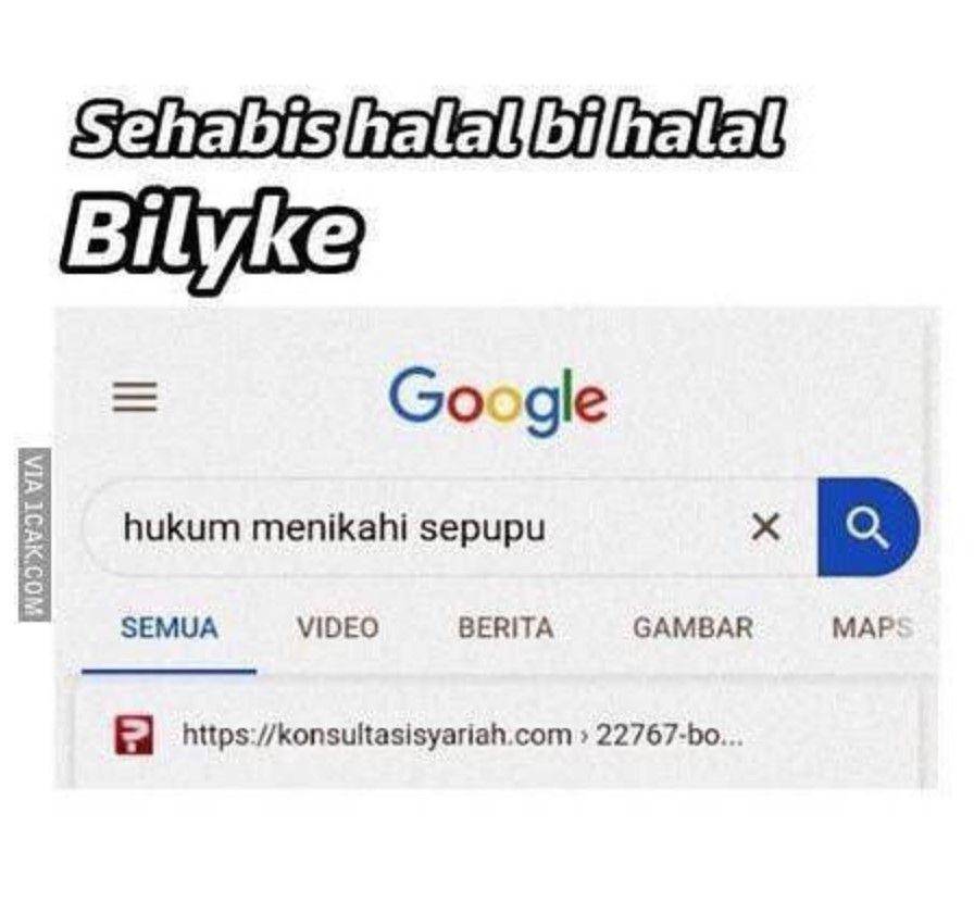 meme Lebaran ketemu sepupu (1cak.com)