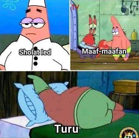 meme Lebaran gak ke mana-mana (instagram.com/statuslucu_official)