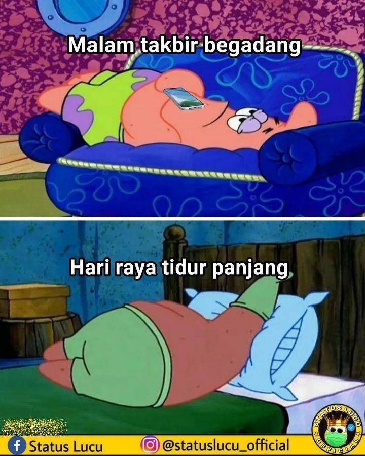 meme Lebaran gak ke mana-mana (instagram.com/statuslucu_official)