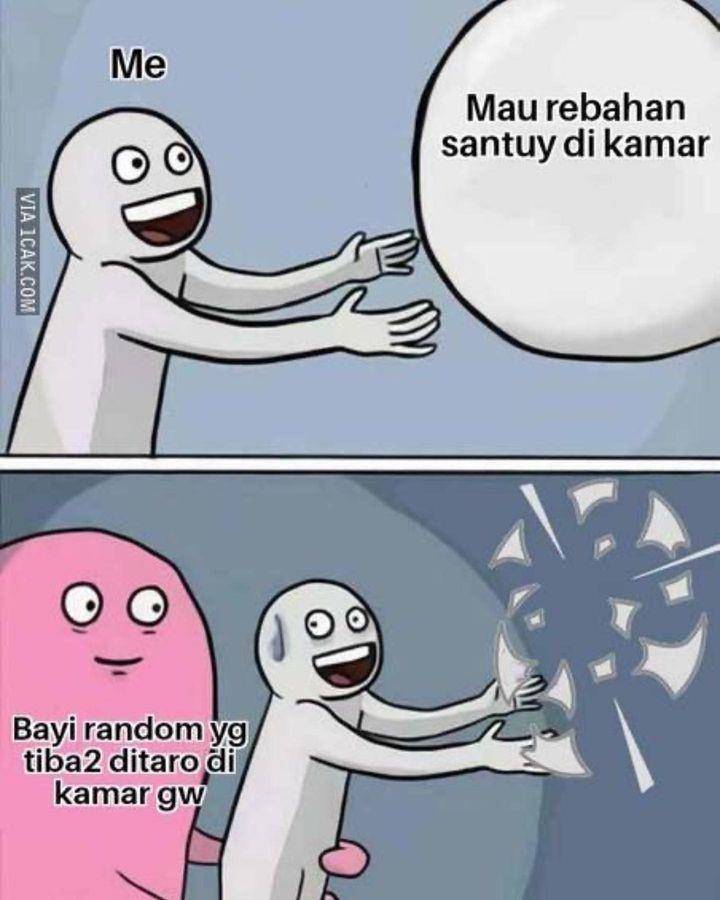meme Lebaran ketemu sepupu (instagram.com/onecak)