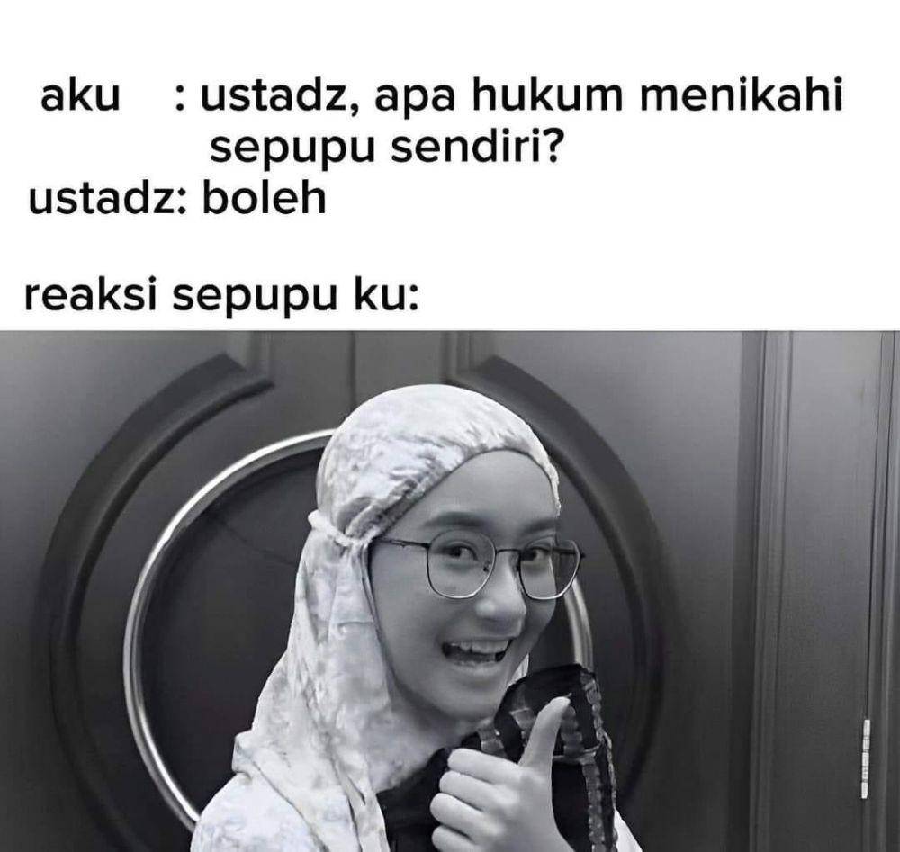 meme Lebaran ketemu sepupu (twitter.com/recehtapisayng)