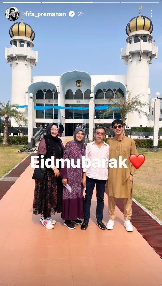 potret Fifa Premanan rayakan Idul Fitri bersama keluarga (instagram.com/fifa_premanan)