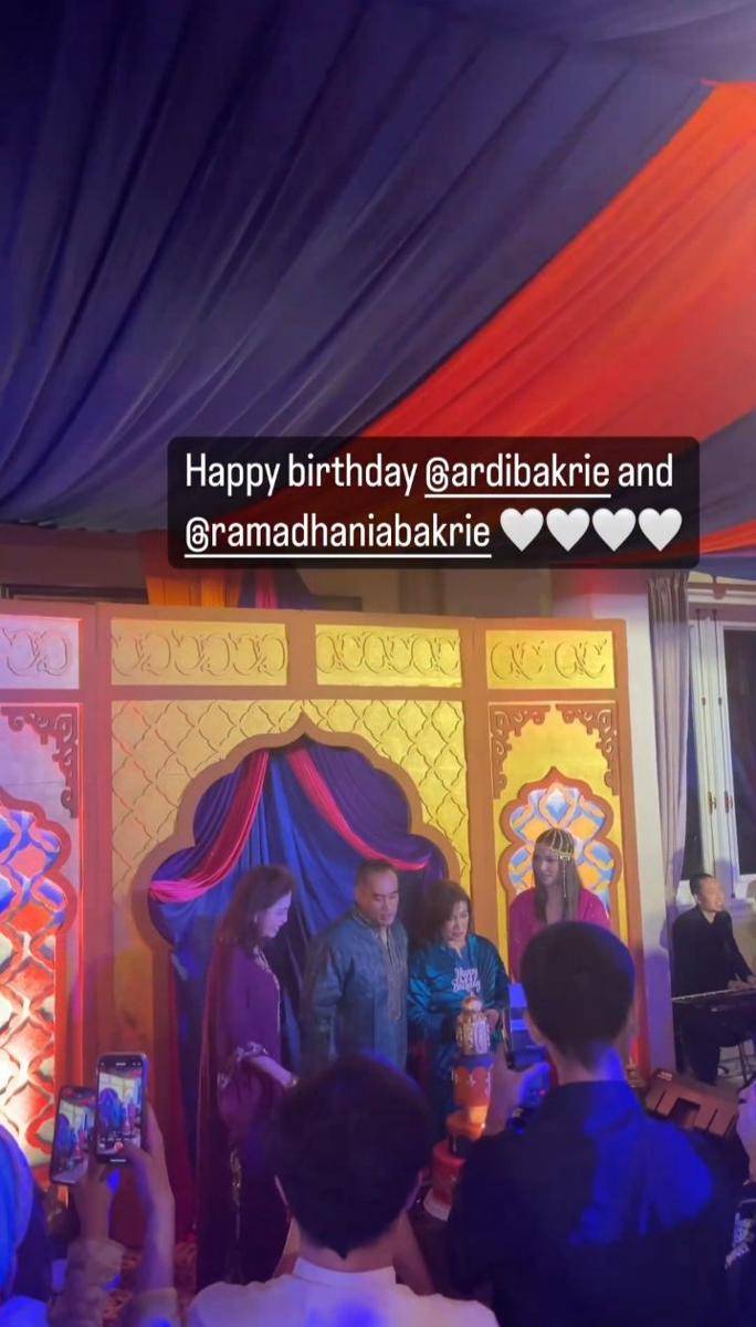 potret ultah Nia Ramadhani dan Ardi Bakrie (instagram.com/indahsaugi)