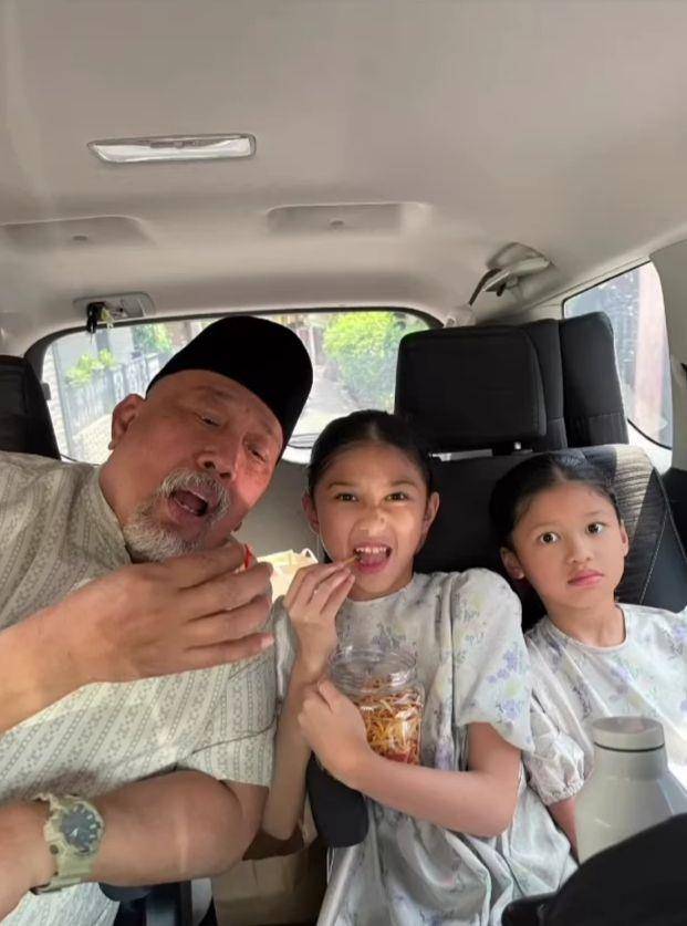potret Indro Warkop rayakan Lebaran 2023 (instagram.com/hada9)