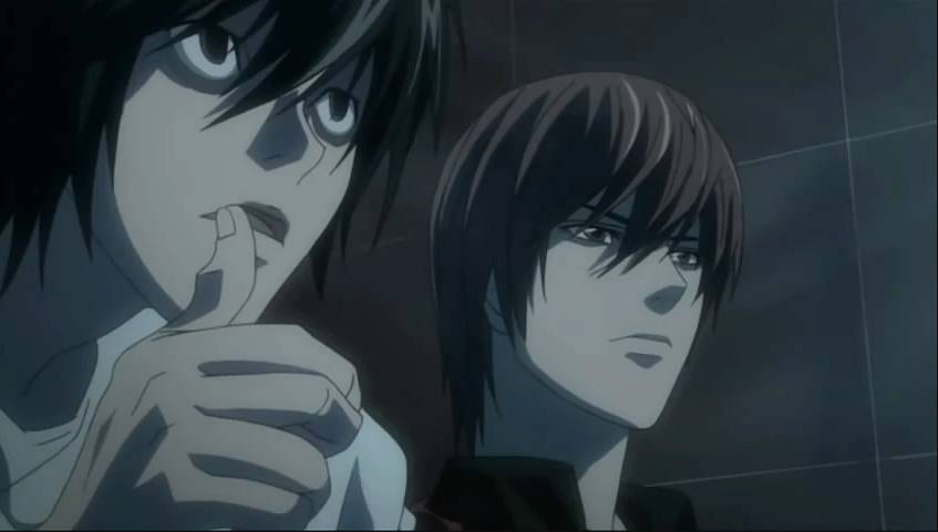 L dan Light Yagami dari anime Death Note (2006) (dok. Madhouse/Death Note)