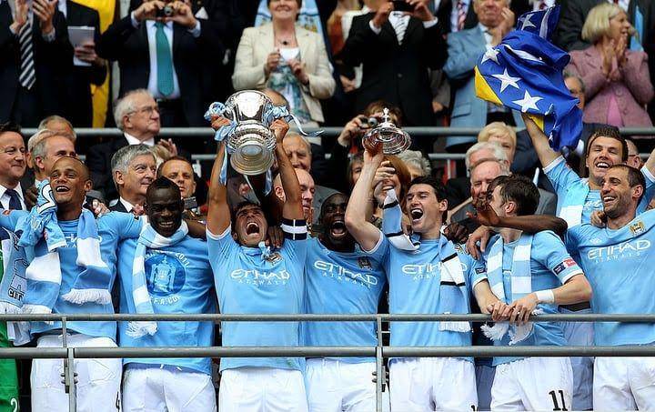 Manchester City saat juara FA Cup 2010/2011 (Mancity.com)