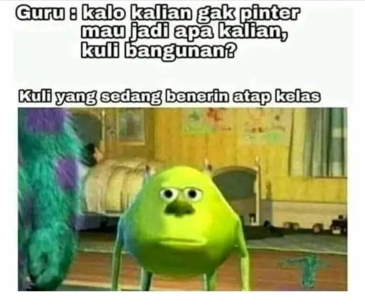 meme lucu kuli bangunan (facebook.com/Kaira Lista)