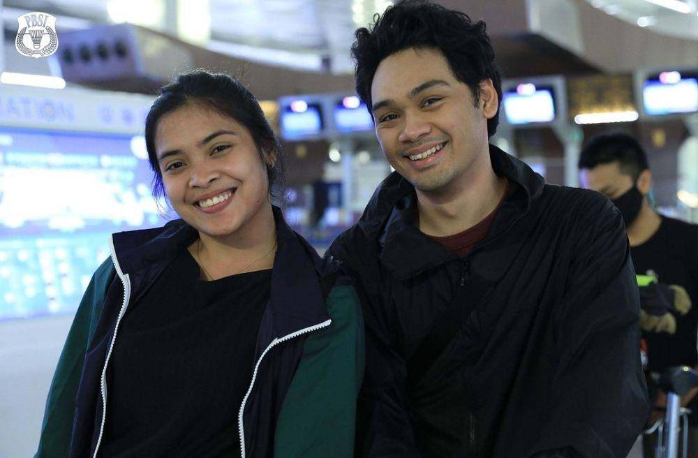 Gregoria Mariska Tunjung dan Mikha Angelo (instagram.com/badminton.ina)