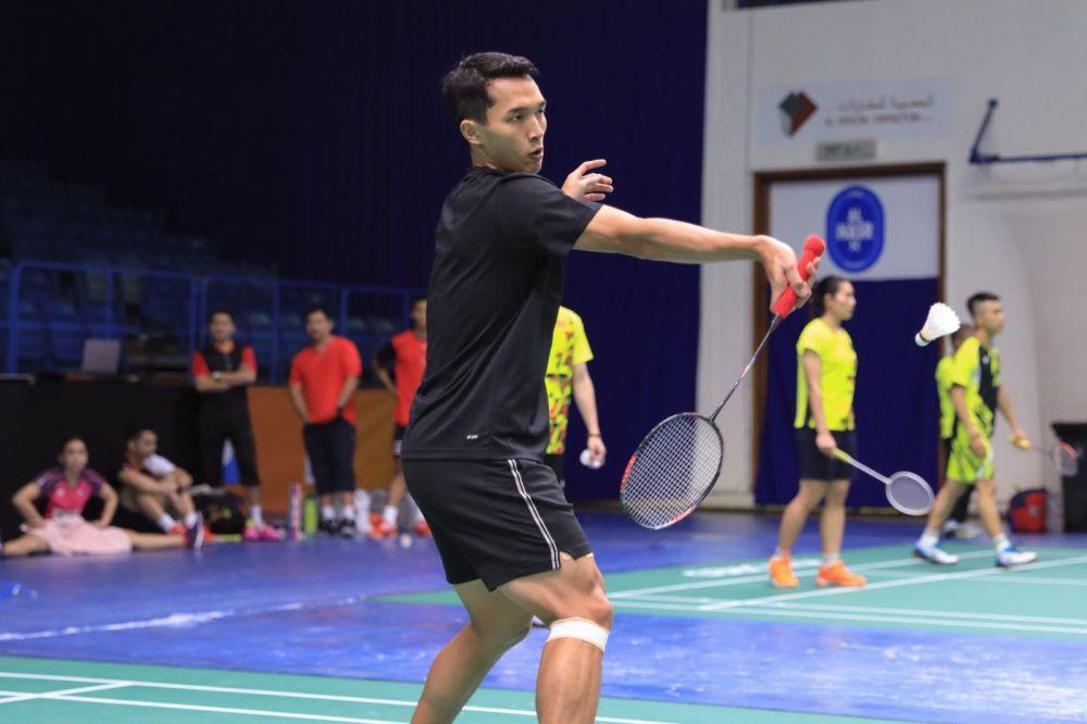 Jonatan Christie jalani latihan perdana jelang Kejuaraan Asia 2023 (dok. PP PBSI)