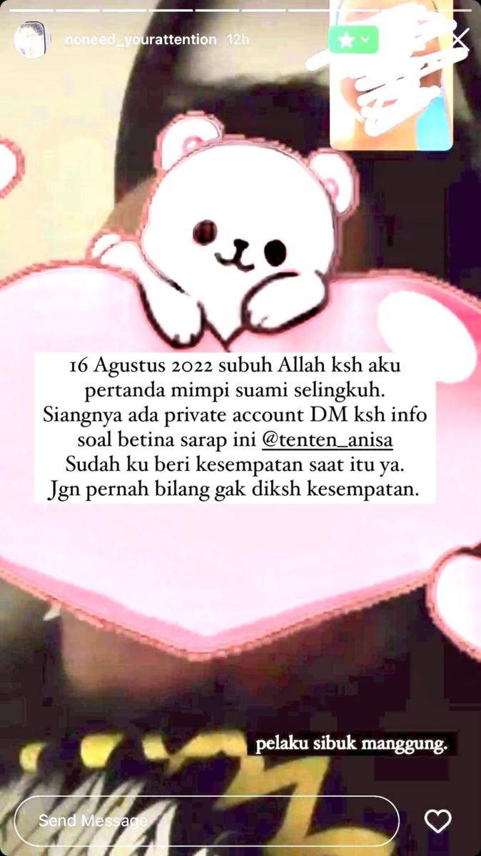 bukti perselingkuhan Virgoun (instagram.com/mommy_starla)