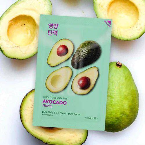 Holika Holika Pure Essence Mask Sheet Avocado (holikaholika.co.id)