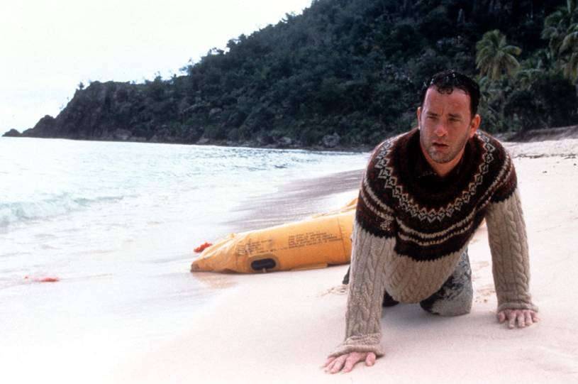 Tom Hanks di film Cast Away (2000) (dok. DreamWorks Pictures/Cast Away)