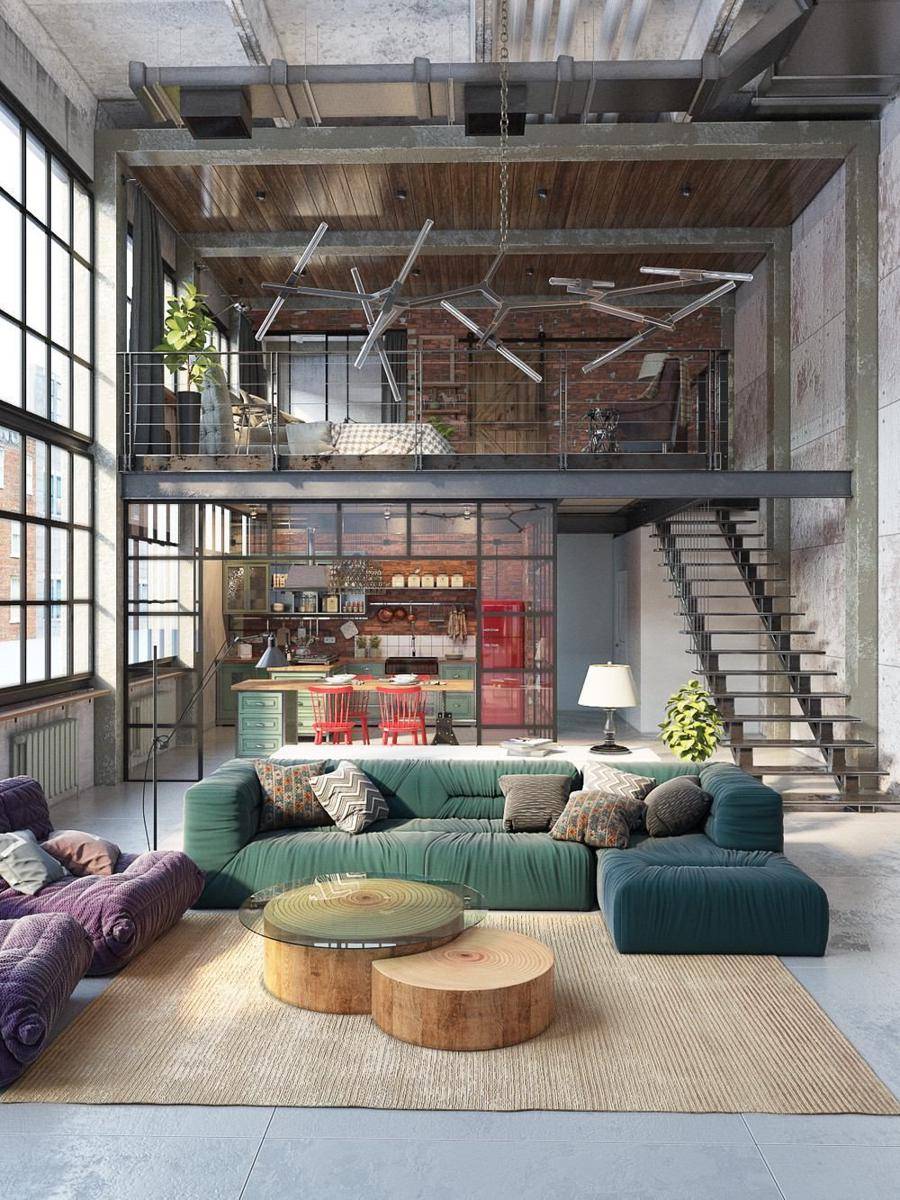 inspirasi rumah dari warehouse (home-designing.com/Golovach Tatiana and Andrey Kot)