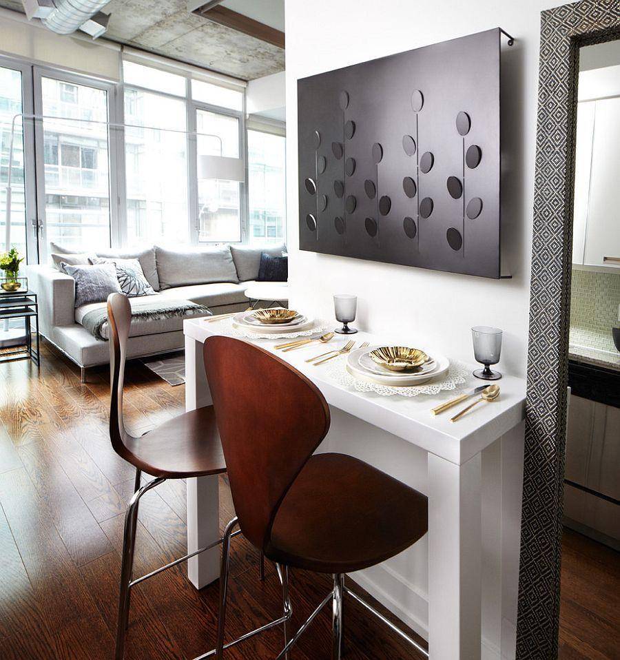 ide breakfast nook untuk rumah mungil (decoist.com)