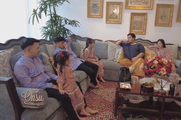 Ruben Onsu lebaran ke rumah Igun (YouTube.com/The Onsu Family)